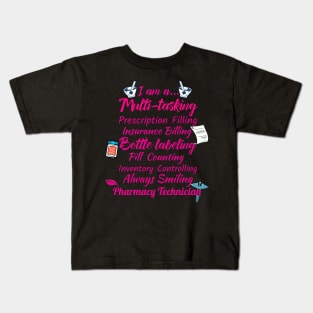 Awesome Pharmacists Gift Pharmacy Tech Medical Student  Print Kids T-Shirt